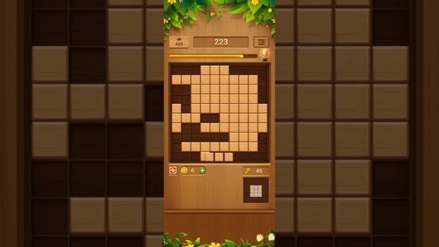 Wood Block Puzzle (by Beetles Games Studio) - free block puzzle game for Android and iOS - gameplay смотреть онлайн
