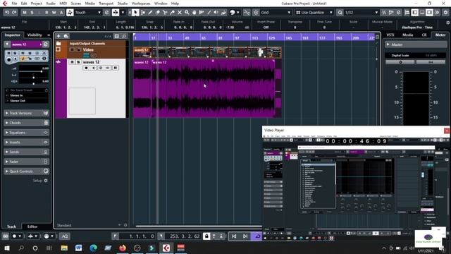 How to Edit video in Cubase 10.5 pro  Edit Audio  Video  Bangla Tutorial
