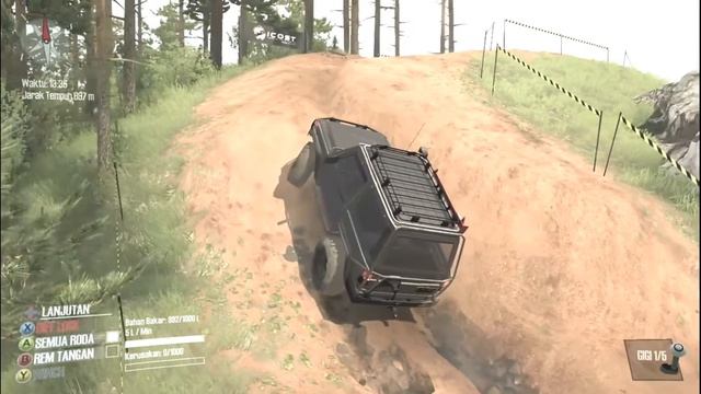 Mudrunner - Kekuatan Daihatsu Taft diAreal Berat - Modifikasi Offroad - Simulasi смотреть онлайн