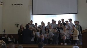 Хор - «С Тобой, Господь, люблю быть на рассвете»