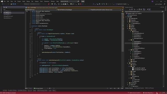 .NET MAUI Entry Control - Creating A Custom Entry Control With Borders And Rounded Corners