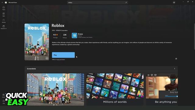 How To Play Roblox from Microsoft Store [Very EASY!] смотреть онлайн