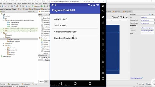 15 Fragment ile Flexible UI 1. Bölüm | Android Fragment Eğitim Seti смотреть онлайн