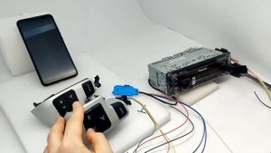 Обучение резистивных кнопок на руле