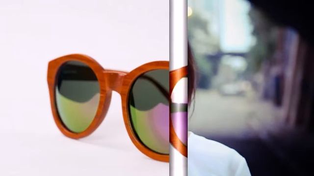 Фирменные солнцезащитные женские очки в деревянной оправе смотреть онлайн