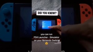 PS4 Launcher - Simulator on Nintendo Switch