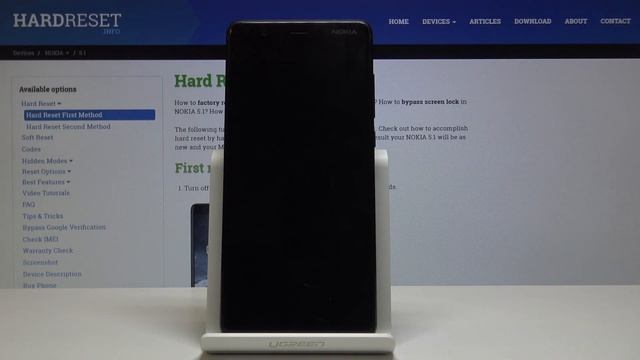 NOKIA 5.1 Factory Reset / Master Reset / Wipe Data смотреть онлайн