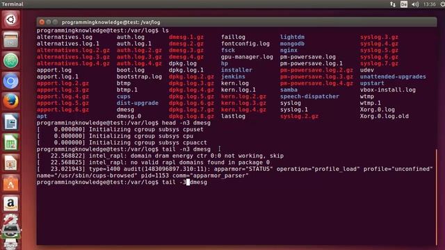 Linux Command Line Tutorial For Beginners 28   Head and Tail Commands