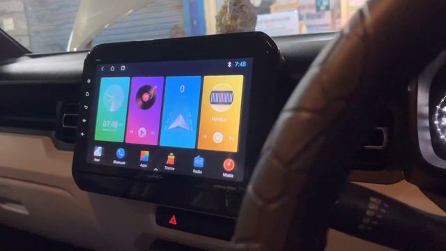 IGNIS WITH ORIGNAL FOG LAMPS NIPPON ANDROID STEREO AND DRL   MARUTI SUZUKI IGNIS  IGNIS MODIFIED