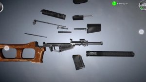 Разборка с сборка винтовки  всс винторез