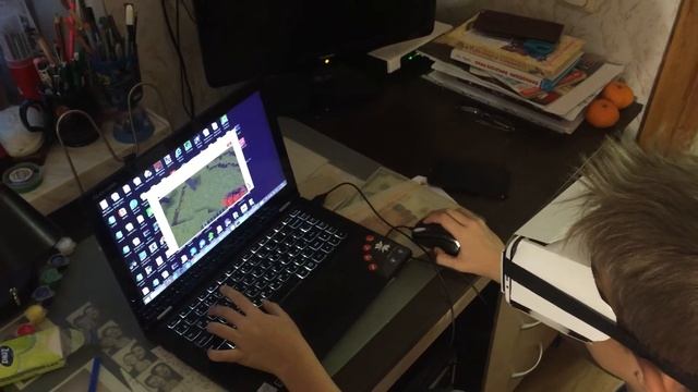 Кардборд 360 OKO VR играем через очки в MineCraft 1.95 и World of Tank смотреть онлайн