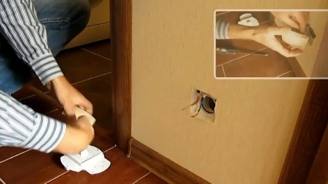 Монтаж встроенного пылесоса Часть 6 Установка розетки смотреть онлайн