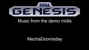 Sega genesis soundfont music from the demo midis