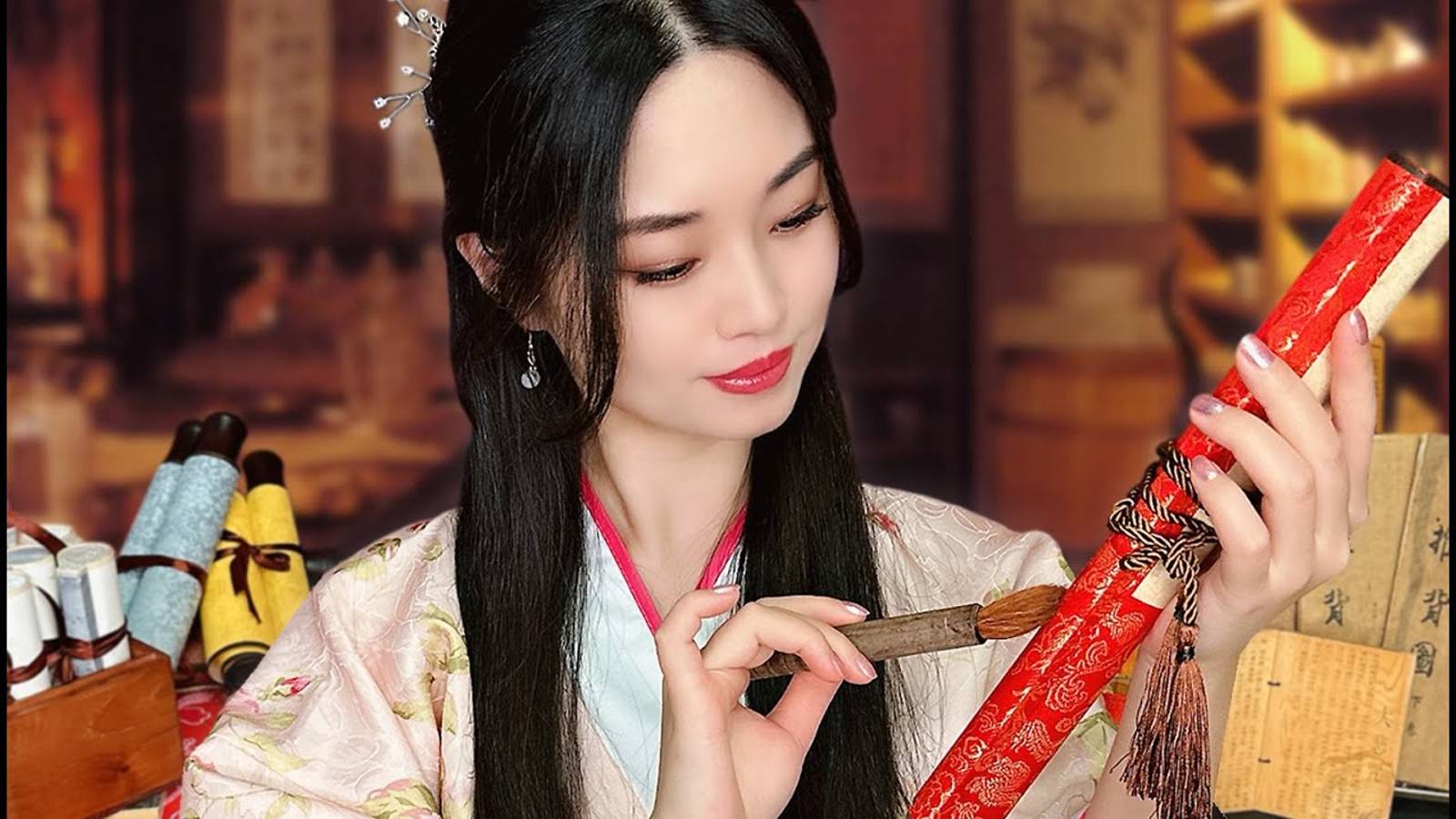 Tingting ASMR [22.10.2024] - [АСМР] Ролевая игра в Древнекитайской библиотеке