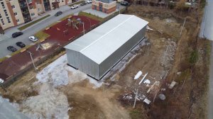 Каркасный ангар размером 12х30 м, г. Миасс - СК Челябмет