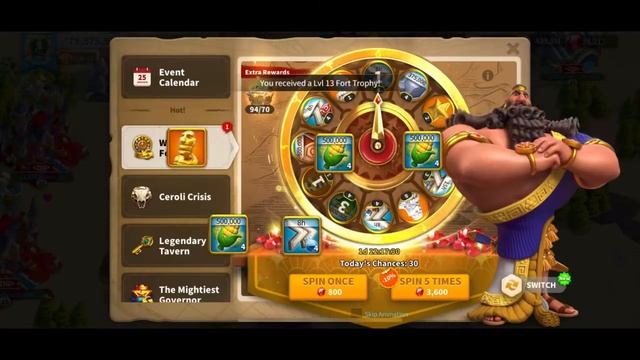 Spinning Gilgamesh wheel day 2 - Rise of Kingdoms смотреть онлайн