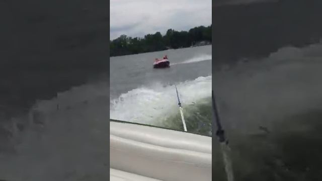 Colton and Karter on Lake Tippy #2