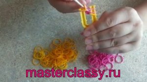 Как плести браслеты из резинок