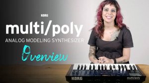 Korg multi/poly Overview