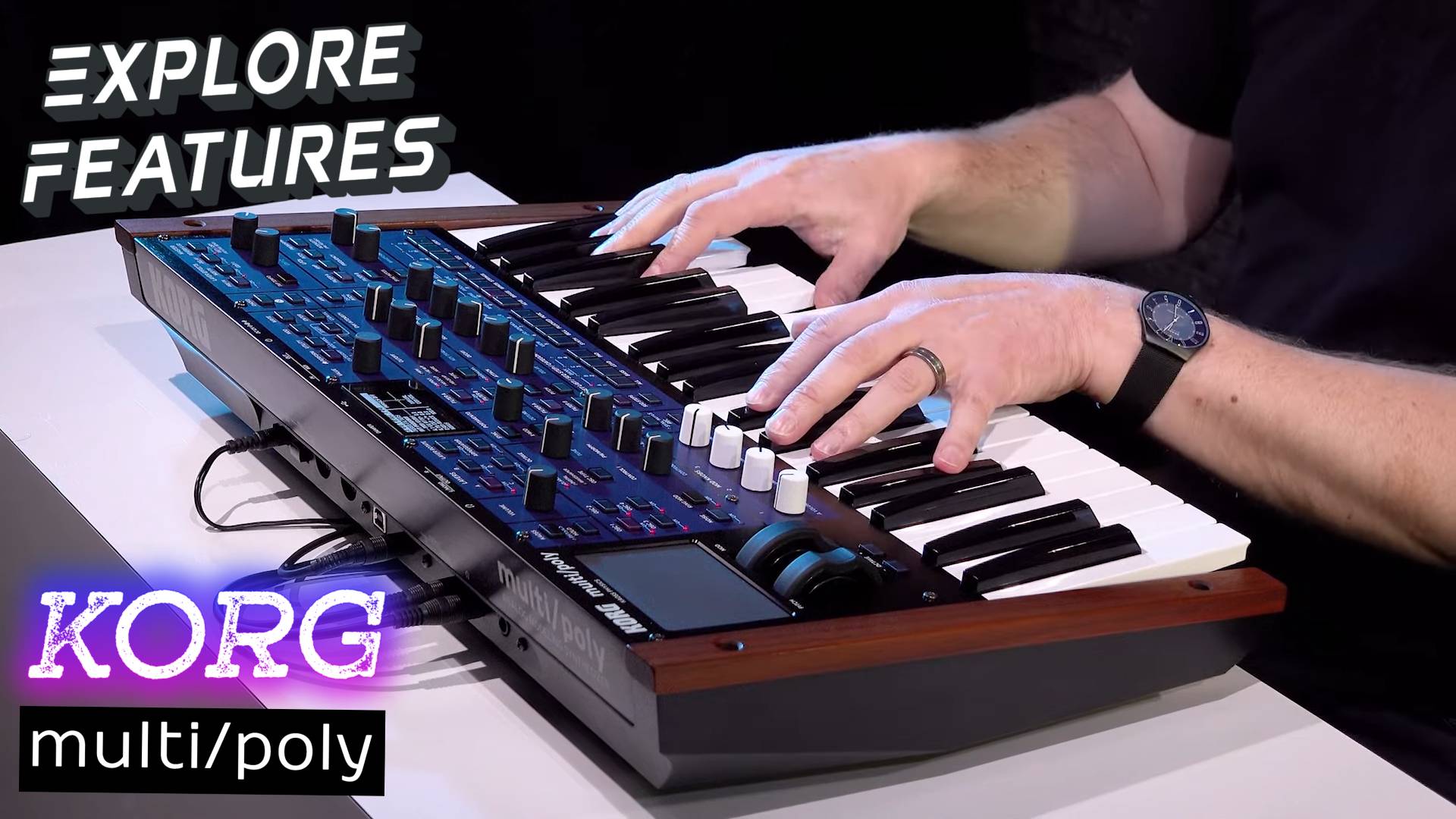 Korg multi/poly Explore Features