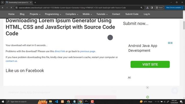 Lorem Ipsum Generator Using HTML, CSS and JavaScript with Source Code смотреть онлайн