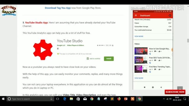 [FREE] Best Android Apps for YouTubers 2019 | Get more views on youtube | Apps for YouTube Channel