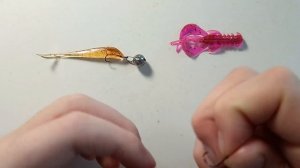 Правильный монтаж приманки... С грузилом и крючком...