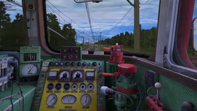Trainz: ТЭП60 с курьерским поездом на участке Москва  Шемякино