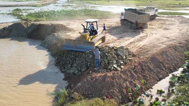 Строительство, новая площадка под засыпку