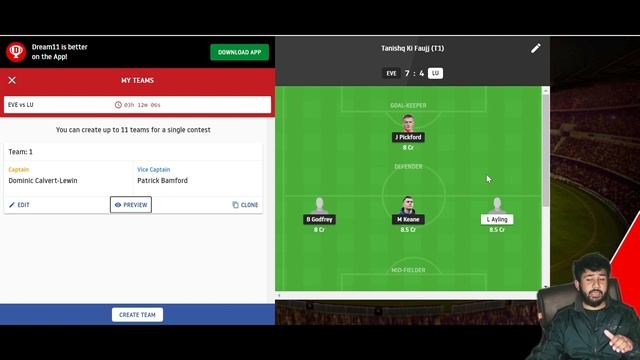 Everton vs Leeds United Team Prediction | EVE vs LU Dream 11 TEAM | 28th November 2020 | смотреть онлайн