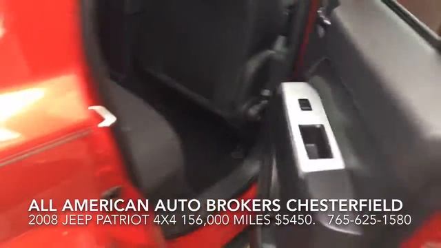2008 Jeep Patriot 4x4 5450