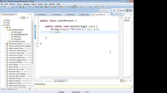 Selenium WebDriver Tutorial Day 3