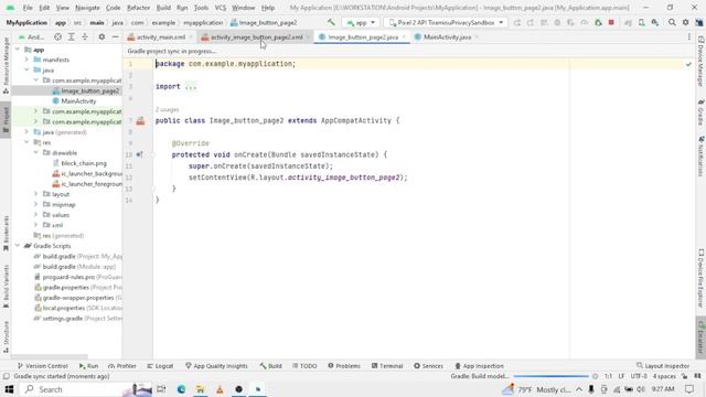 How to Make an Image Button Open a New Activity - Android Studio Tutorial. | Mouse Studio
