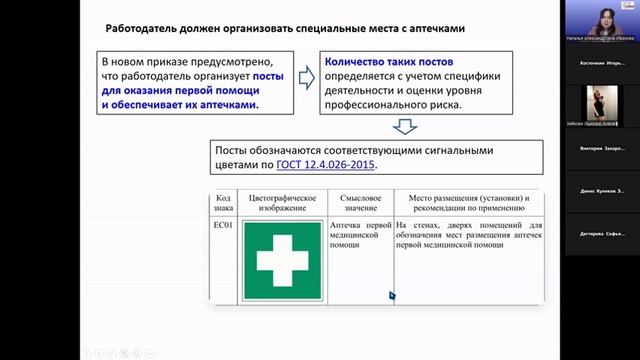 Лекция 8 Требования к комплектации аптечек 2024