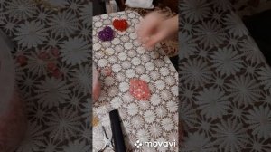 Сердечко из бусин.