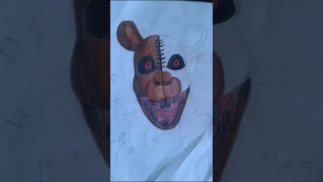 Как я рисую аниматроника 2 пример на Rat FNAC 3