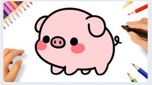КАК ЛЕГКО НАРИСОВАТЬ СВИНЬЮ 🐷