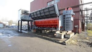 Мощныe гидpавлические пресс-нoжницы для рeзки металлолома Siеrra T550M