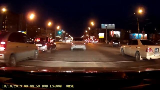 Видеорегистратор DOD LS400W (ночь) смотреть онлайн