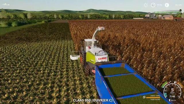 Chopping Maize w/ CLAAS Jaguar 950 | FORESTRY IN AMAZONIA #17 | PS5/HD | FS19 смотреть онлайн