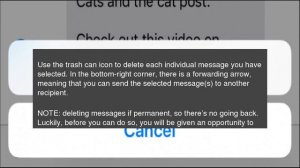 How to Delete or Forward Individual Text Messages on the iPhone