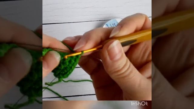 Вязаный крючком листочек / Crocheted leaflet смотреть онлайн