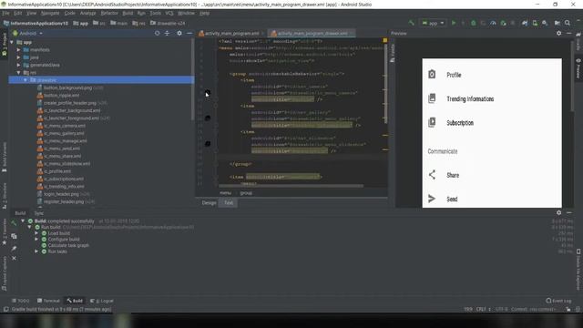 Android Studio 3.3 Informative App with Paid Subscription Part #9 | Prego Coding Classes