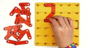 Считаем до 50 на Английском! Числа из Яркого Конструктора!