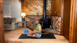 Pigeon Pose in a 60 Minute Power Yoga Class with John of MBODY Yoga