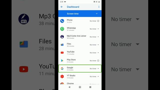 How to use Google digital wellbeing in Android mobiles 9.0 and above versions