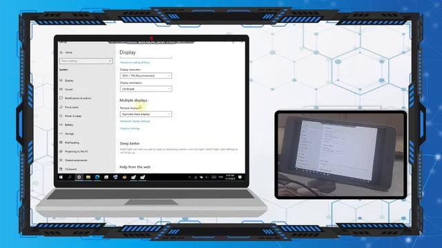 طريقة استخدام الهاتف / التابلت كشاشة آخرى للكمبيوتر ( شرح برنامج spacedesk ) смотреть онлайн