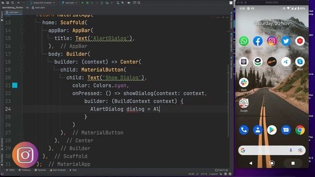How to Implement Alert Dialog in Flutter [2021] - Urdu/Hindi #flutter #fyp #fypシ #yt #flutterdev