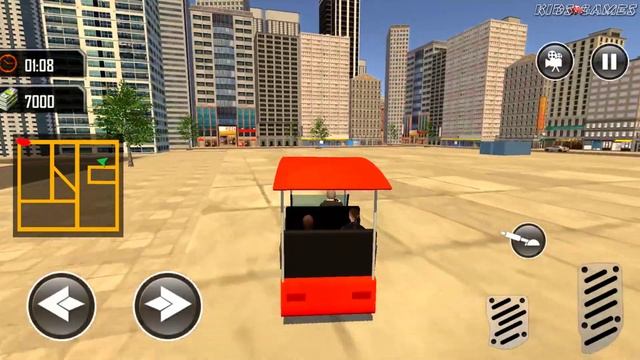 Tuk Tuk Rickshaw Driving Simulator - Smart Taxi Shopping Mall Car Driver - Android GamePlay