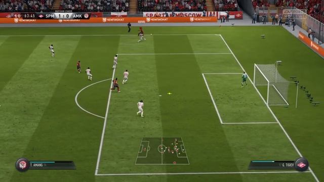 Спартак(Москва) - Амкар(Пермь) FIFA18 10 тур Российской Футбольной Премьер Лиги 2 сезон